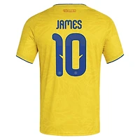 Men's adidas James Rodriguez Yellow Colombia National Team 2026 Home Replica Jersey