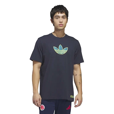 Men's adidas Navy Colombia National Team 2026 Away Jersey Hook T-Shirt