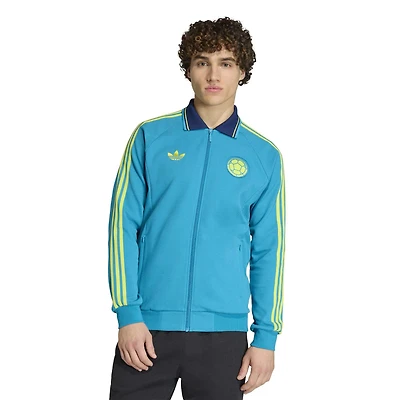 Men's adidas Turquoise Colombia National Team 2026 Away Full-Zip Anthem Jacket
