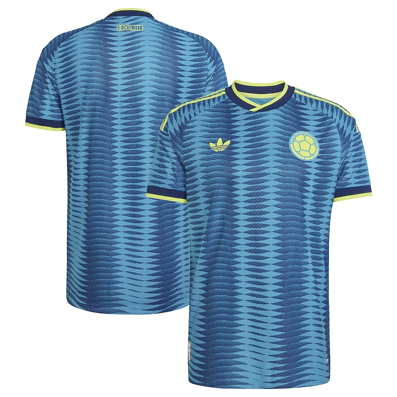 Men's adidas Turquoise Colombia National Team 2026 Away Replica Jersey