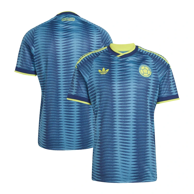 Men's adidas Turquoise Colombia National Team 2026 Away Replica Jersey