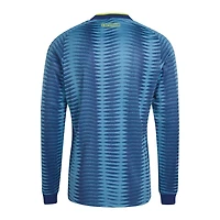 Maillot réplique extérieur à manches longues adidas turquoise de l'équipe nationale Colombie 2026 pour homme