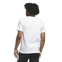 T-shirt adidas blanc pour homme, équipe nationale de Colombie, logo Hook