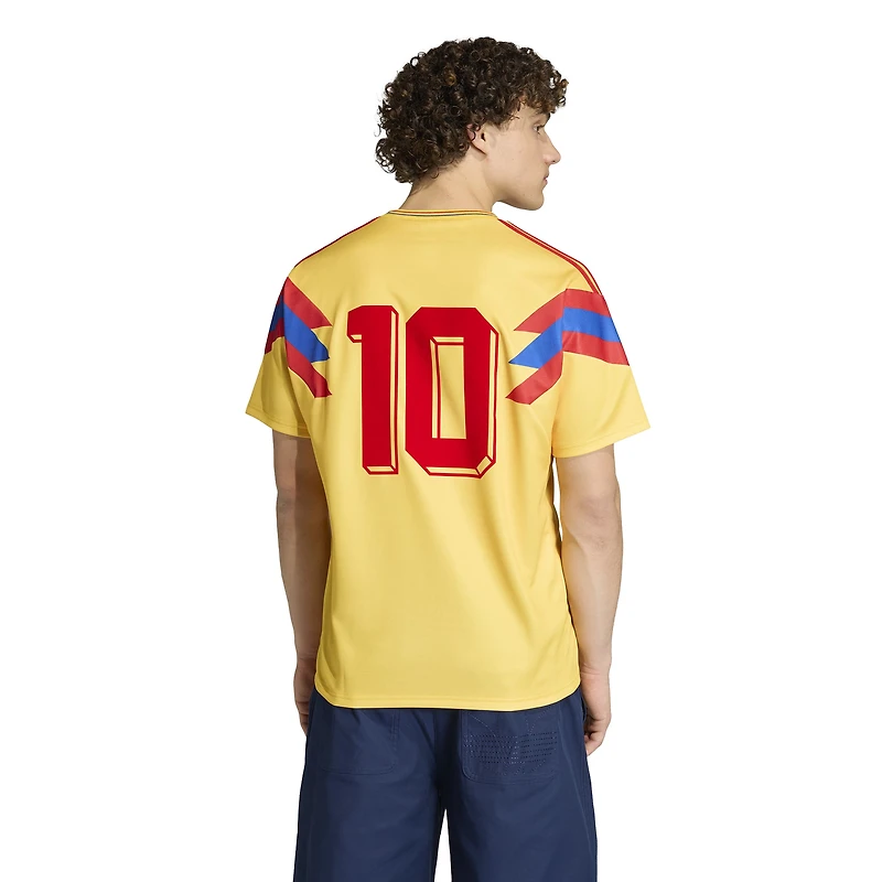 Maillot domicile adidas jaune de l'équipe nationale Colombie 1990 (édition spéciale homme)