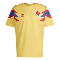 Men's adidas  Yellow Colombia National Team 1990 Bringback Home Jersey