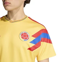 Men's adidas  Yellow Colombia National Team 1990 Bringback Home Jersey