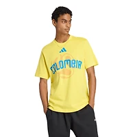 Men's adidas  Yellow Colombia National Team 2026 FIFA World Cup Country T- Shirt