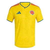 Maillot domicile authentique adidas jaune de l'équipe nationale Colombie 2026 pour homme