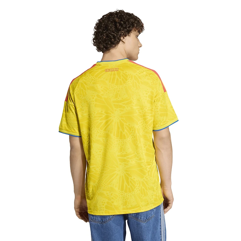 Maillot réplique domicile adidas jaune de l'équipe nationale Colombie 2026 pour homme
