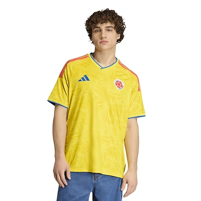 Maillot réplique domicile adidas jaune de l'équipe nationale Colombie 2026 pour homme