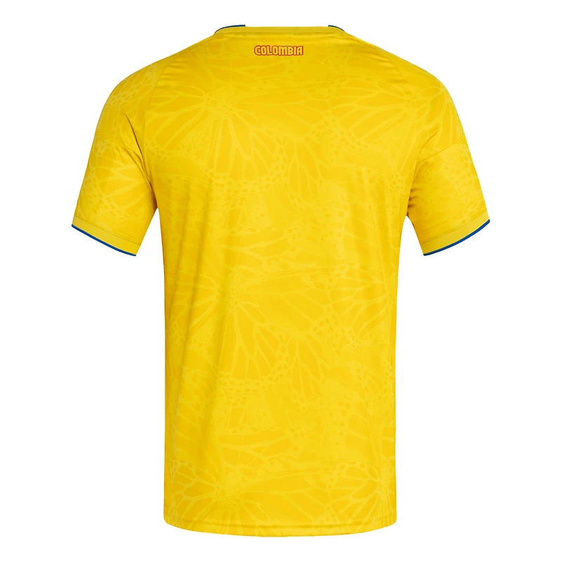 Maillot réplique domicile adidas jaune de l'équipe nationale Colombie 2026 pour homme