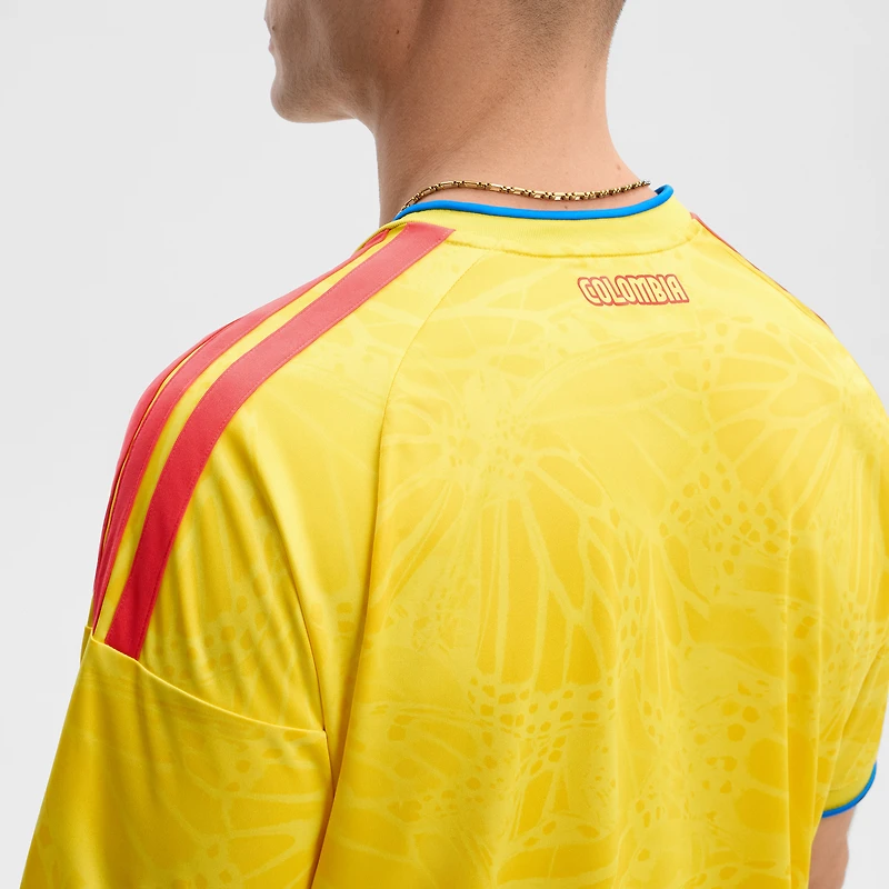 Men's adidas Yellow Colombia National Team 2026 Home Replica Jersey
