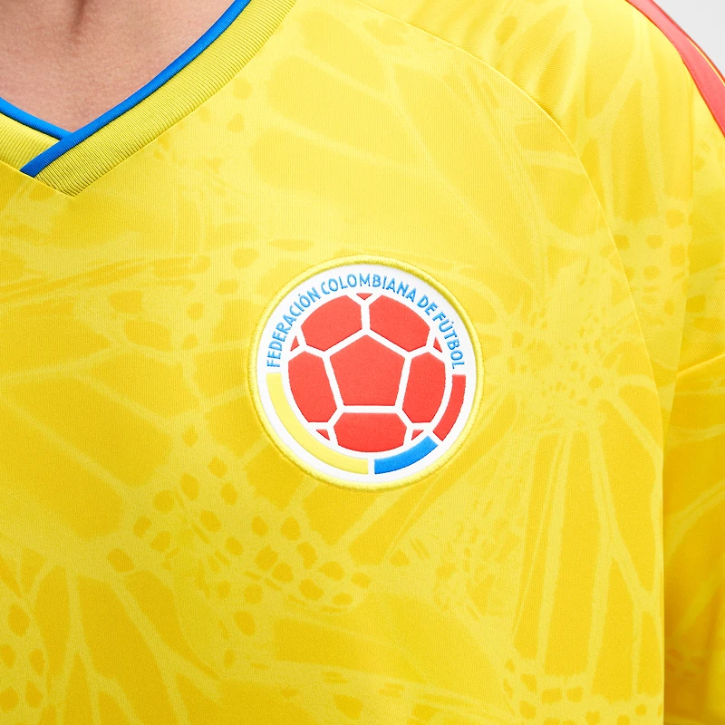 Men's adidas Yellow Colombia National Team 2026 Home Replica Jersey