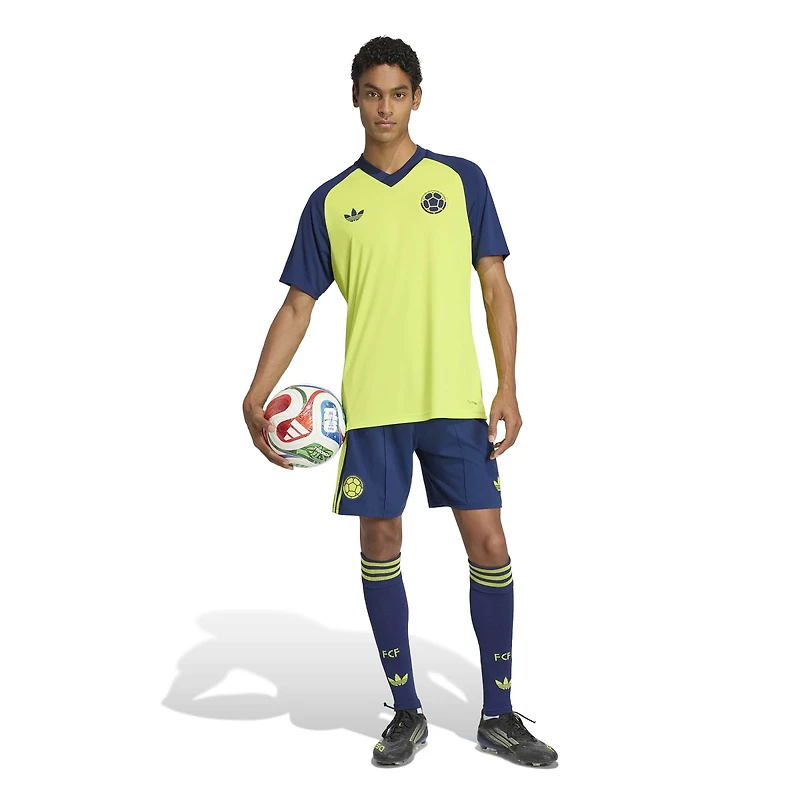 Men's adidas Yellow Colombia National Team 2026 Pre-Match Top