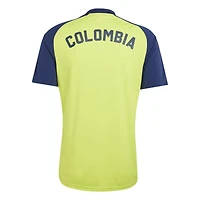 Maillot d'avant-match adidas jaune homme de l'équipe nationale Colombie 2026