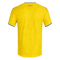 Maillot domicile authentique adidas jaune de l'équipe nationale Colombie pour homme, FIFA x Coupe du Monde 2026