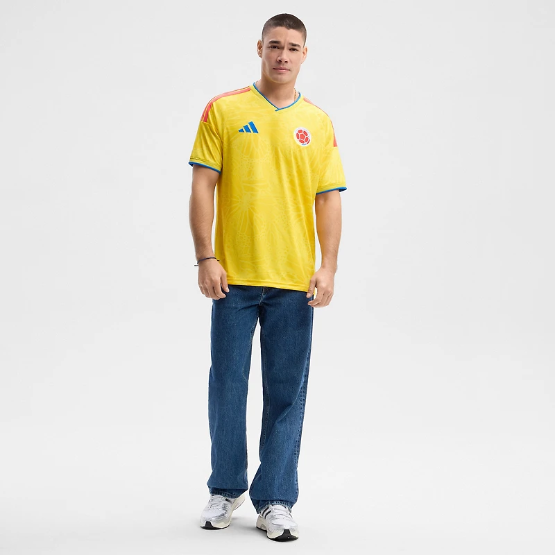 Men's adidas Yellow Colombia National Team FIFA x World Cup 2026 Home Replica Jersey