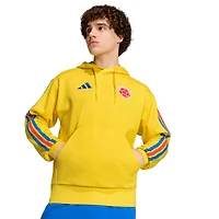 Men's adidas  Yellow Colombia National Team FIFA x World Cup Alphaskin Fleece Hoodie