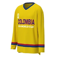 Maillot de hockey Outerstuff jaune pour homme, Coupe du Monde la FIFA 2026, Colombie