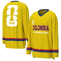 Men's Outerstuff Yellow FIFA World Cup 2026 Colombia Hockey Jersey