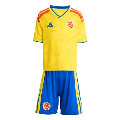 Toddler adidas Yellow Colombia National Team 2026 Replica Mini Kit
