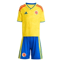 Mini-kit réplique jaune adidas de l'équipe nationale Colombie, domicile FIFA x Coupe du Monde 2026, pour tout-petit