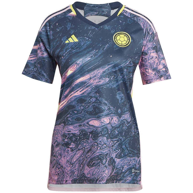 Women's adidas Navy Colombia National Team 2023 Away Replica Jersey