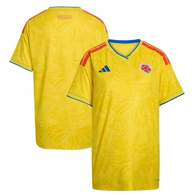 Women's adidas  Yellow Colombia National Team FIFA x World Cup 2026 Home Replica Jersey