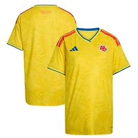 Maillot domicile réplique adidas jaune de l'équipe nationale Colombie pour femme, FIFA x Coupe du Monde 2026