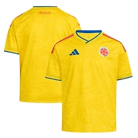 Youth adidas  Yellow Colombia National Team 2026 Home Replica Jersey