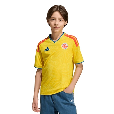 Maillot réplique domicile adidas jaune de l'équipe nationale Colombie pour jeunes (2026)