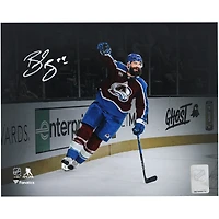 Brent Burns Colorado Avalanche Autographed 8" x 10" Burgundy Jersey Celebration Spotlight Photograph