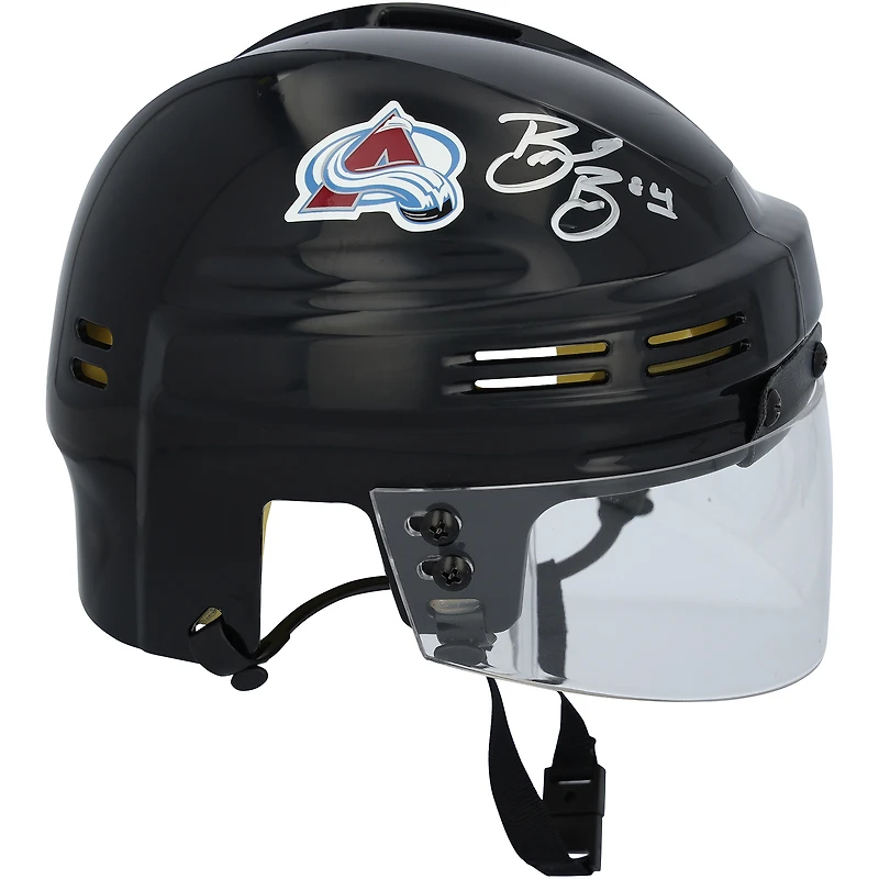 Brent Burns Colorado Avalanche Autographed Black Mini Helmet