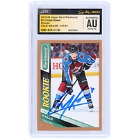 Carte de recrue Auto10 autographiée par Cale Makar Colorado Avalanche 2019-20 Upper Deck Parkhurst Bronze #275 CGC Fanatics Witnessed Authenticated
