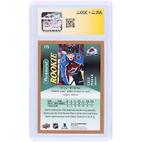 Carte de recrue Auto10 autographiée par Cale Makar Colorado Avalanche 2019-20 Upper Deck Parkhurst Bronze #275 CGC Fanatics Witnessed Authenticated