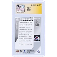 Cale Makar Colorado Avalanche autographié 2021-22 Upper Deck SP Game Used Banner Year Stanley Cup Relic #BYSC-MA CGC Fanatics Witnessed Authenticated Auto 10 Card