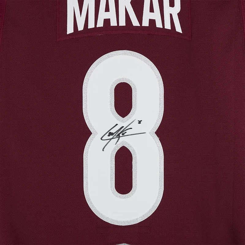 Cale Makar Colorado Avalanche Autographed Burgundy Fanatics Authentic Pro Jersey