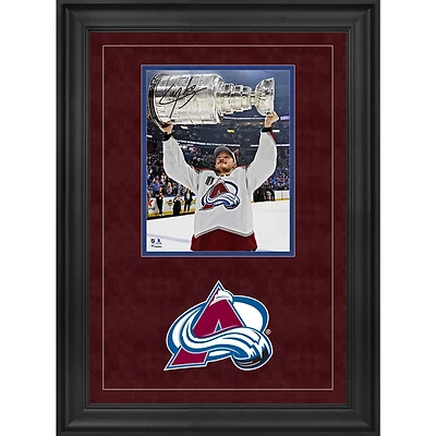 Cale Makar Colorado Avalanche Autographed Deluxe Framed 2022 Stanley Cup Champions 8" x 10" Raising Cup Photograph