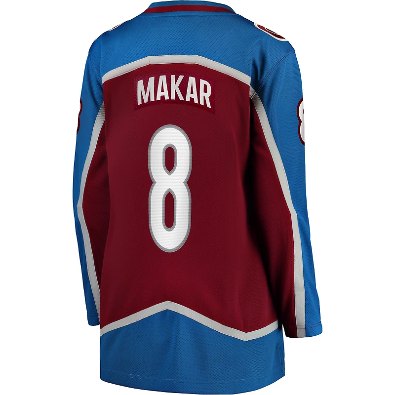 Cale Makar Colorado Avalanche Fanatics Maillot de joueur échappé à domicile pour femmes - Marron