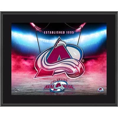 Colorado Avalanche 10.5" x 13" Horizontal Team Logo Sublimated Plaque