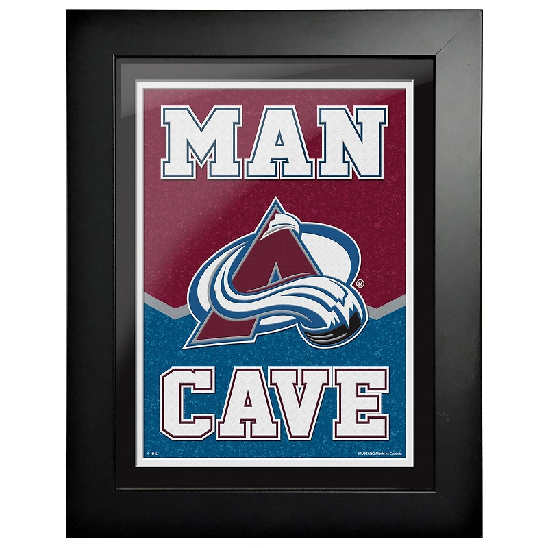 Avalanche du Colorado - Oeuvre encadrée de 12'' x 16'' Man Cave