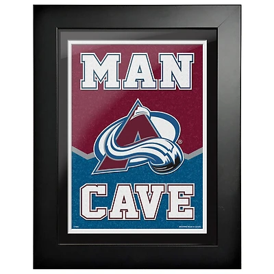Colorado Avalanche - 12'' x 16'' Man Cave Framed Artwork