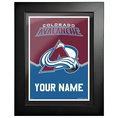 Avalanche du Colorado - Cadre photo personnalisé pour équipe de 12'' x 16''