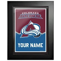Avalanche du Colorado - Cadre photo personnalisé pour équipe de 12'' x 16''