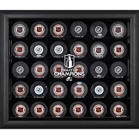 Colorado Avalanche 2022 Stanley Cup Champions Black Framed 30-Puck Logo Display Case