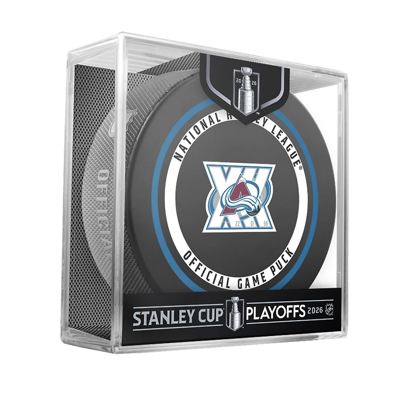 Colorado Avalanche 2026 Stanley Cup Playoffs Official Game Puck