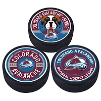 Avalanche du Colorado - Paquet de 3 rondelles