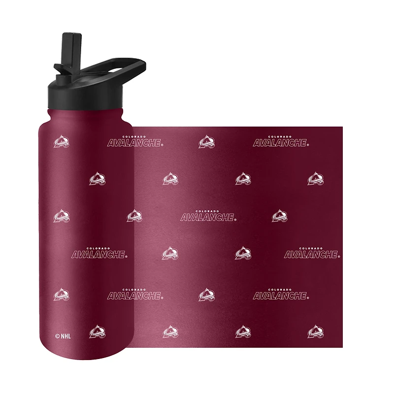 Colorado Avalanche 34oz. Steep and Repeat Quencher Bottle