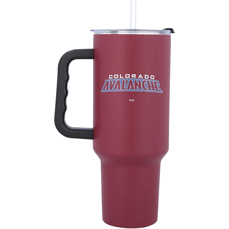 Colorado Avalanche 40oz. Travel Tumbler with Handle
