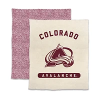 Colorado Avalanche 50” x 60” Luxe Dreams Throw Blanket